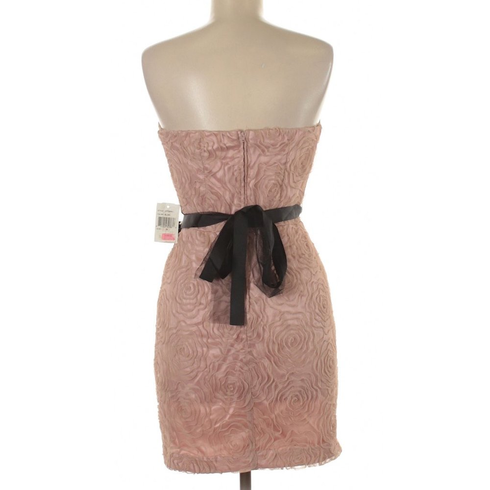 Teeze Me Blush Rose Textured Strapless Mini Dress NWT | 9 - Picture 4 of 15